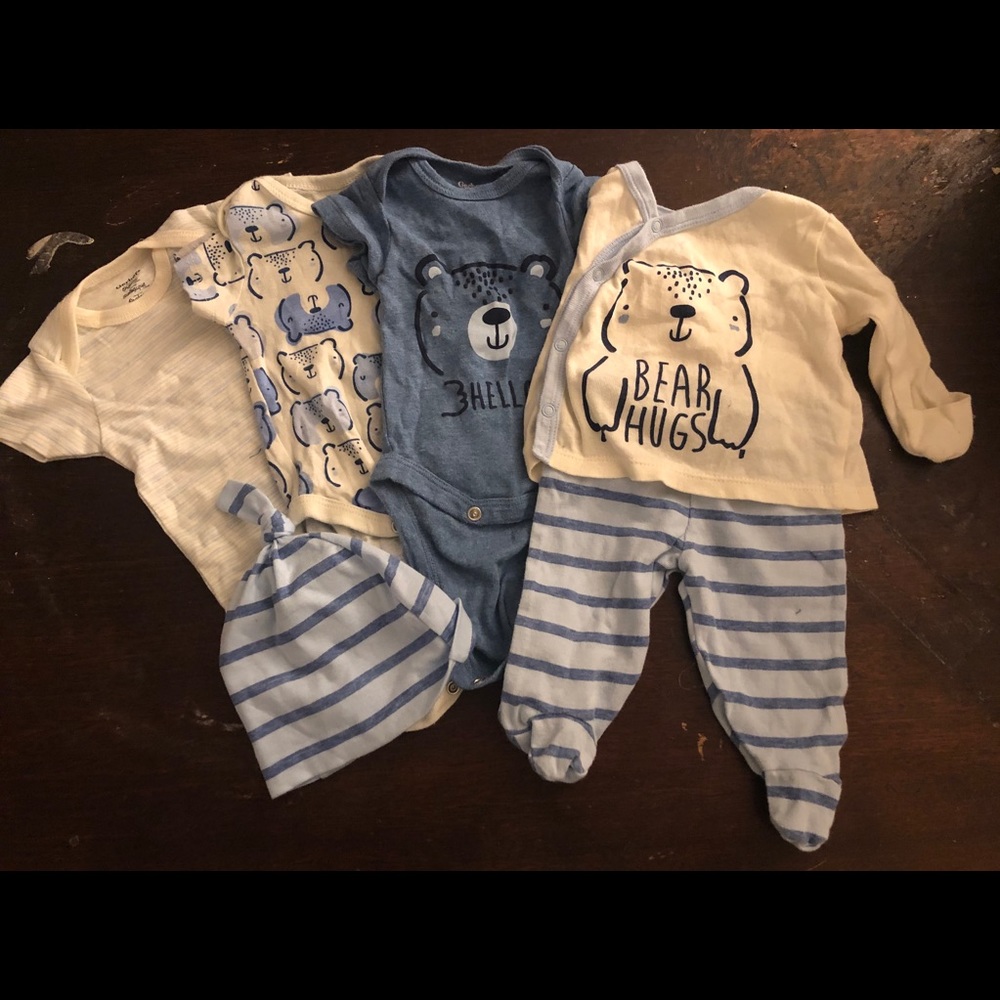Newborn Bear Outfit Bundle